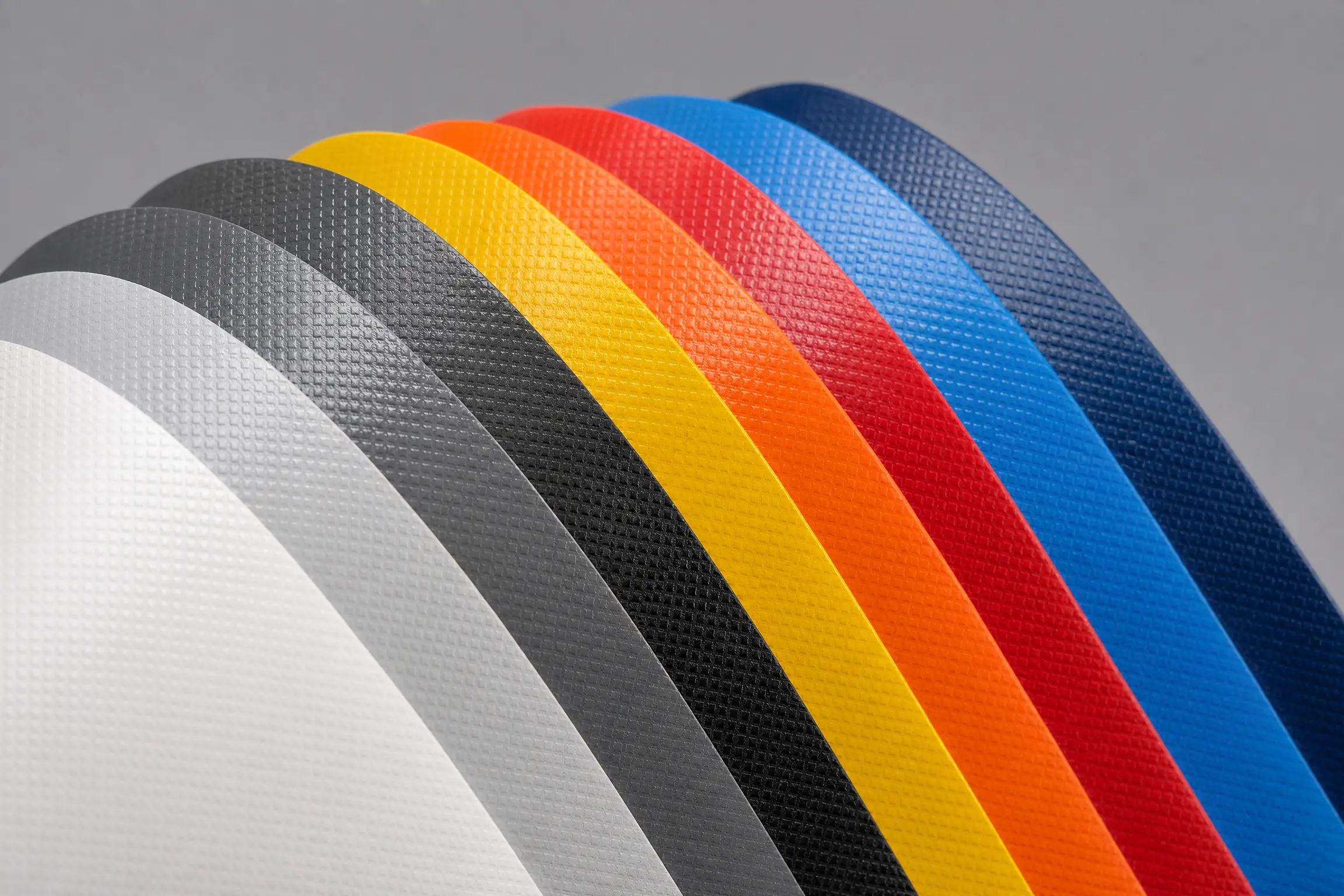 Tejido de PVC para embarcaciones en diferentes colores.