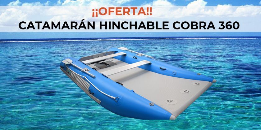 ¡OFERTA! Catamarán Hinchable Cobra 360