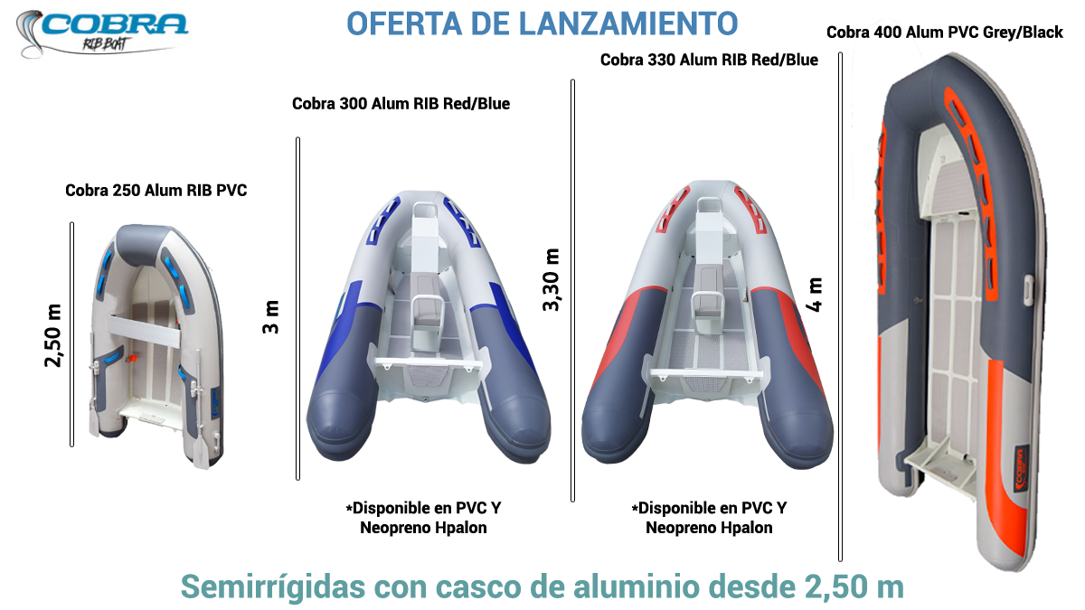 Oferta cobra de aluminio