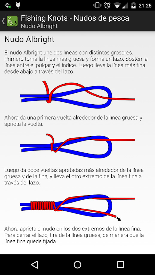 Aplicaciones de pesca - artículo - Fishing Knots