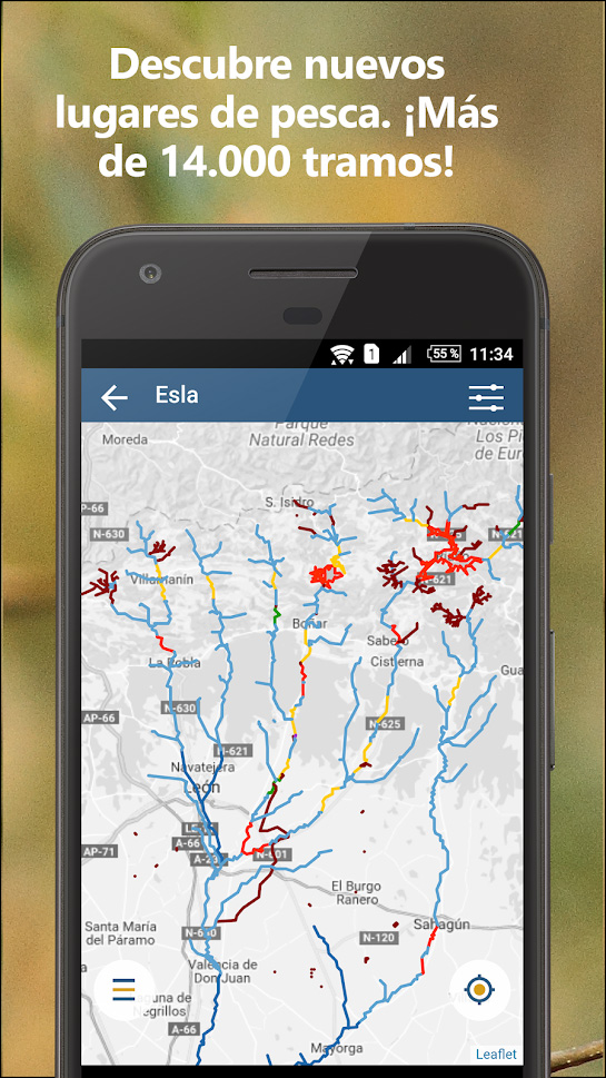 App de pesca - artículo my fishing maps