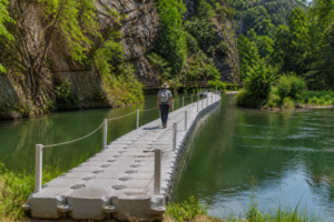 pasarela flotante 